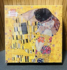 Gustav Klimt The Kiss 1000 Piece Jigsaw Puzzle-Flame Tree-Fast Free Shipping