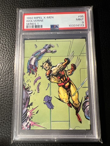 1992 IMPEL X-MEN SERIES 1 #95 WOLVERINE VINTAGE MARVEL PSA 9