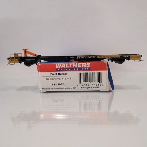 Walthers HO TTX Hängerzug Front Runner Trailer Flachwagen TTDX 120019 932-3982 | Zustand: Used