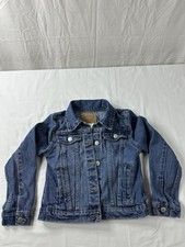 Girl's Levi Strauss  Co. Denim Jacket Blue Wash Trucker Jacket 8-10 Yrs