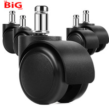 2" Office Chair Wheels Rotating Desk Chair Replacement Wheels Casters Universal