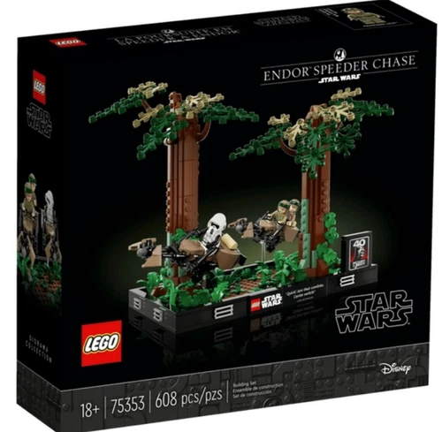 LEGO Star Wars 75353 Endor Speeder Chase Diorama NEW Sealed Retired Set