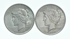 1922 & 1923 Peace Silver Dollar $1 Bullion Collection Lot *109