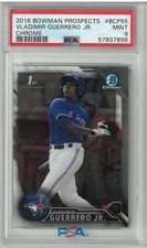 2016 Bowman Prospects Vladimir Guerrero Jr BCP55 PSA 9