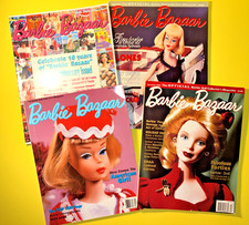 Vintage BARBIE  BAZAAR Magazine - Lot of 4 - 1997, 1998, 1999, 2001