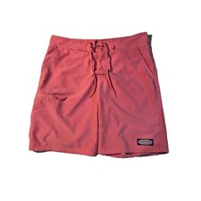 Vineyard Vines Swim Trunks Men's Board Shorts Size 30 Pink Drawstring Surfing