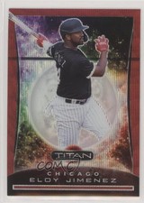 2020 Panini Chronicles Titan Ruby Wave 121/199 Eloy Jimenez #14 fm0