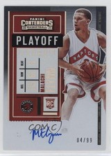 2020 Panini Contenders Rookie Playoff Ticket 4/99 Malachi Flynn #106 Auto 0lz4