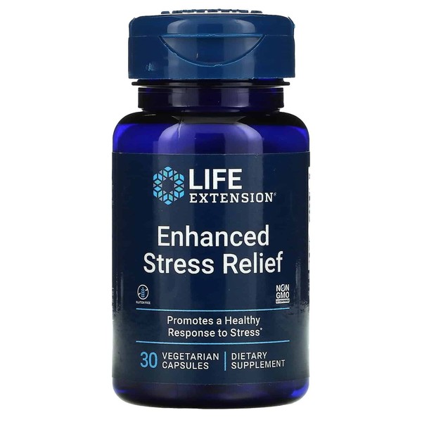 Life Extension Verbesserte Stresslinderung 30 Vegetarische Kapseln-image