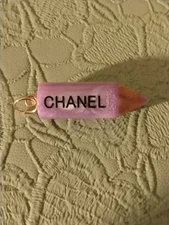 Chanel Zipper Pull Charm-Resin-Mini Colored  Pencil
