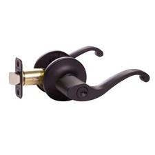 779231 Scroll Entry Door Lever Matte Black