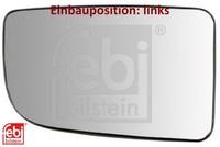 Febi Bilstein 179920 Spiegelglas FüR AußEnspiegel Links FüR Mercedes-Benz