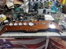 Oldtimer Armaturenbrett, Mahagoni, Voll Bestückt, Hotrod, Rennwagen