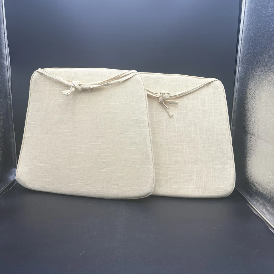 Conjunto de 2 almofadas de assento de cadeira vintage floral paisley pátio ou cadeiras traseiras de sela casa de campo - Imagem 2 de 4