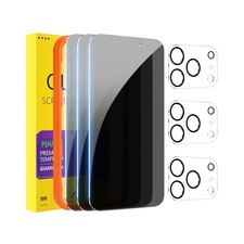 PEHAEL 3 3 Pack for iPhone 17 Pro Max Privacy Screen Protector with Camera Le...