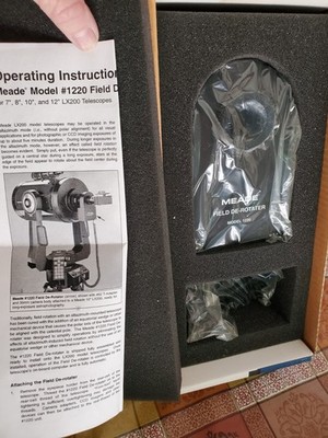 Meade Field Derotator Model 1220 for LX200 7/8/10/12SC NOS