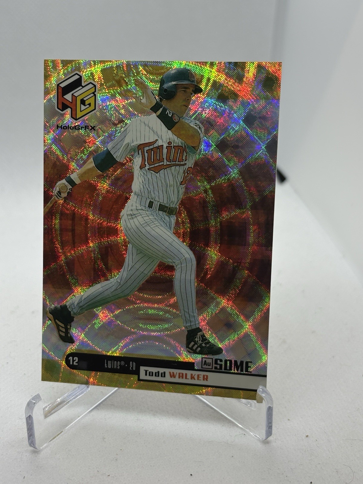 1999 Upper Deck HoloGrFX - Todd Walker #34 Ausome Twins Baseball