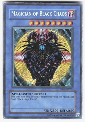 Magician of Black Chaos Secret Rare Premium Pack 1 PP01-EN001 HP