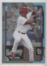 2015 Bowman Draft Chrome Sky Blue Refractor Nick Plummer #151 0t2