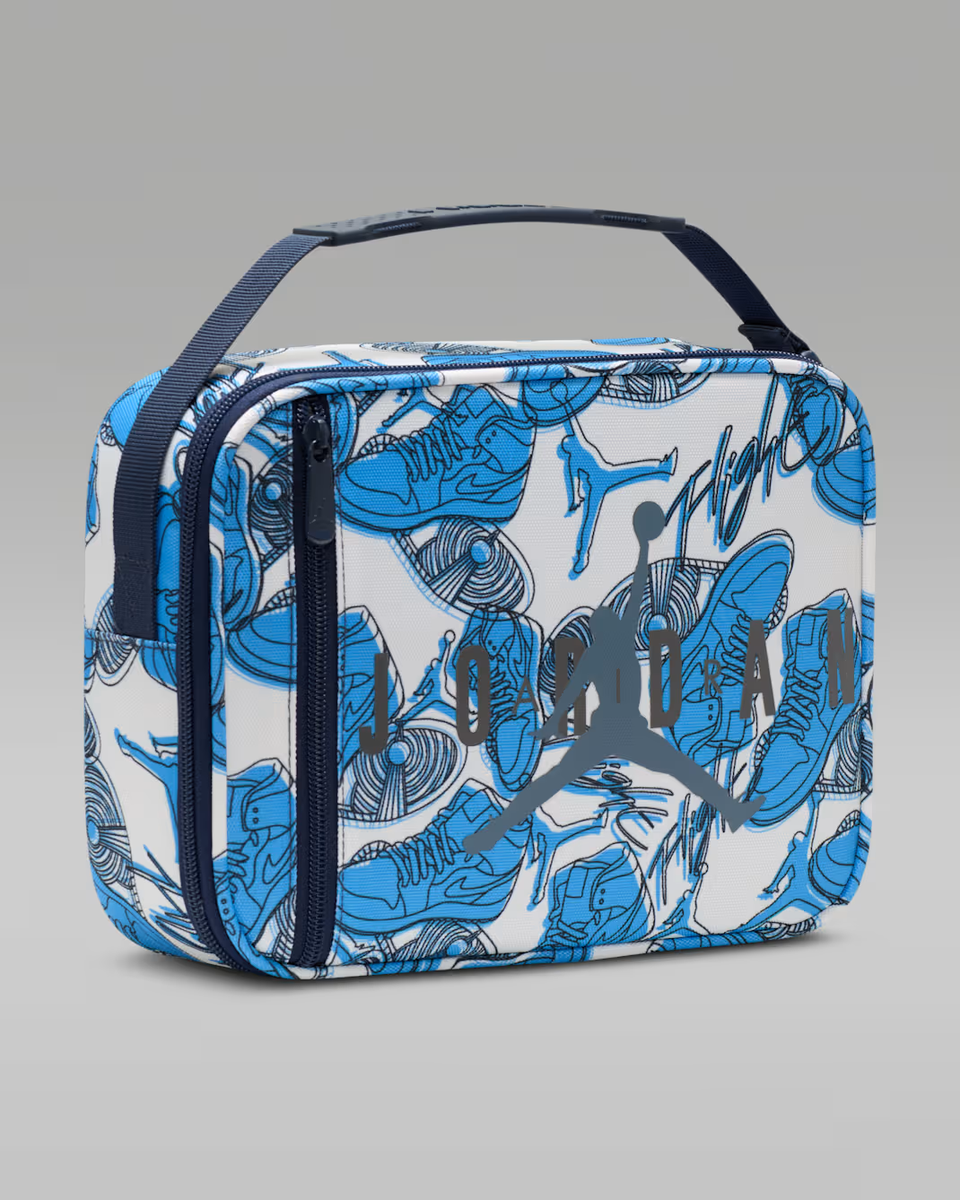 Nike Jordan Jumpman Lunch Pack Box Bag Insulated Lunch Tote Blue