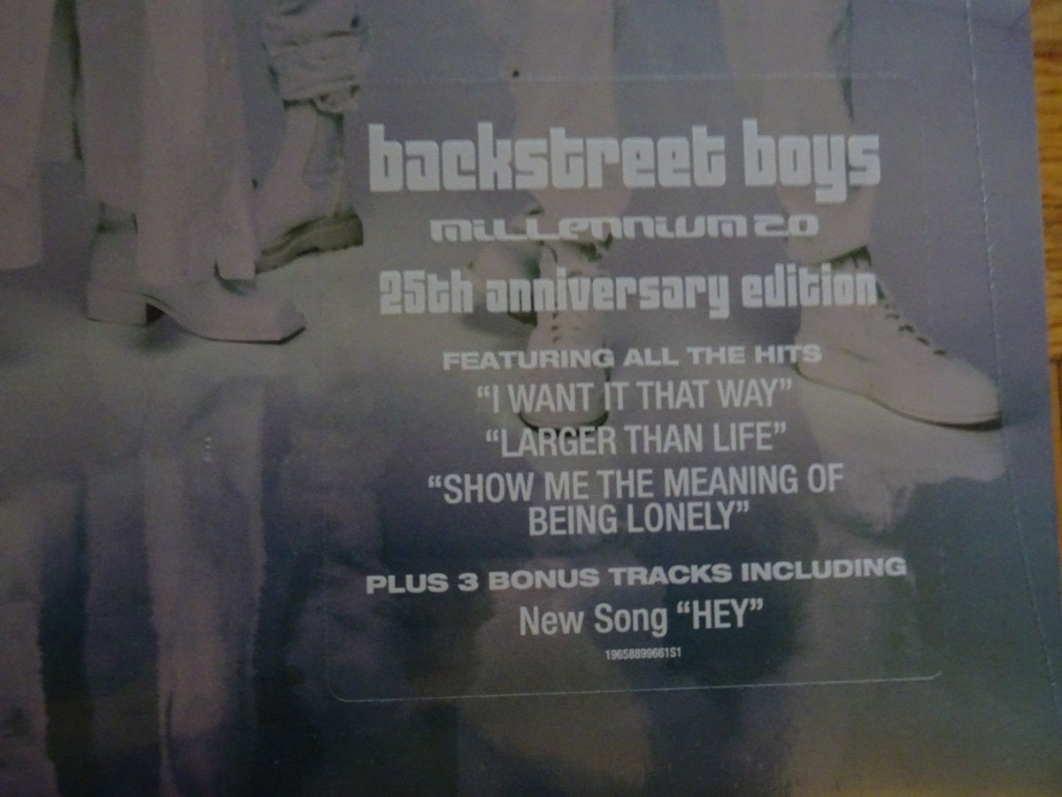 Authentic Backstreet Boys vinyl Millennium 2.0 Sphere Edition 25th