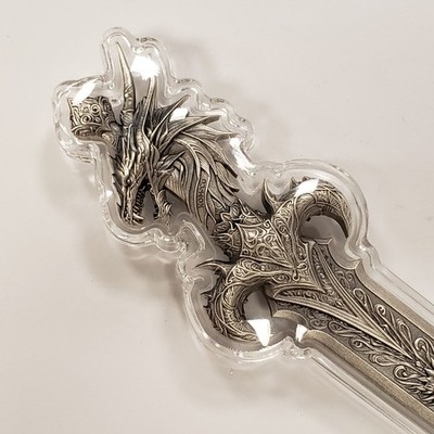 2.5 oz .999 Silver Sword of Chiwoo Antiqued 2025 - KOMSCO Korea