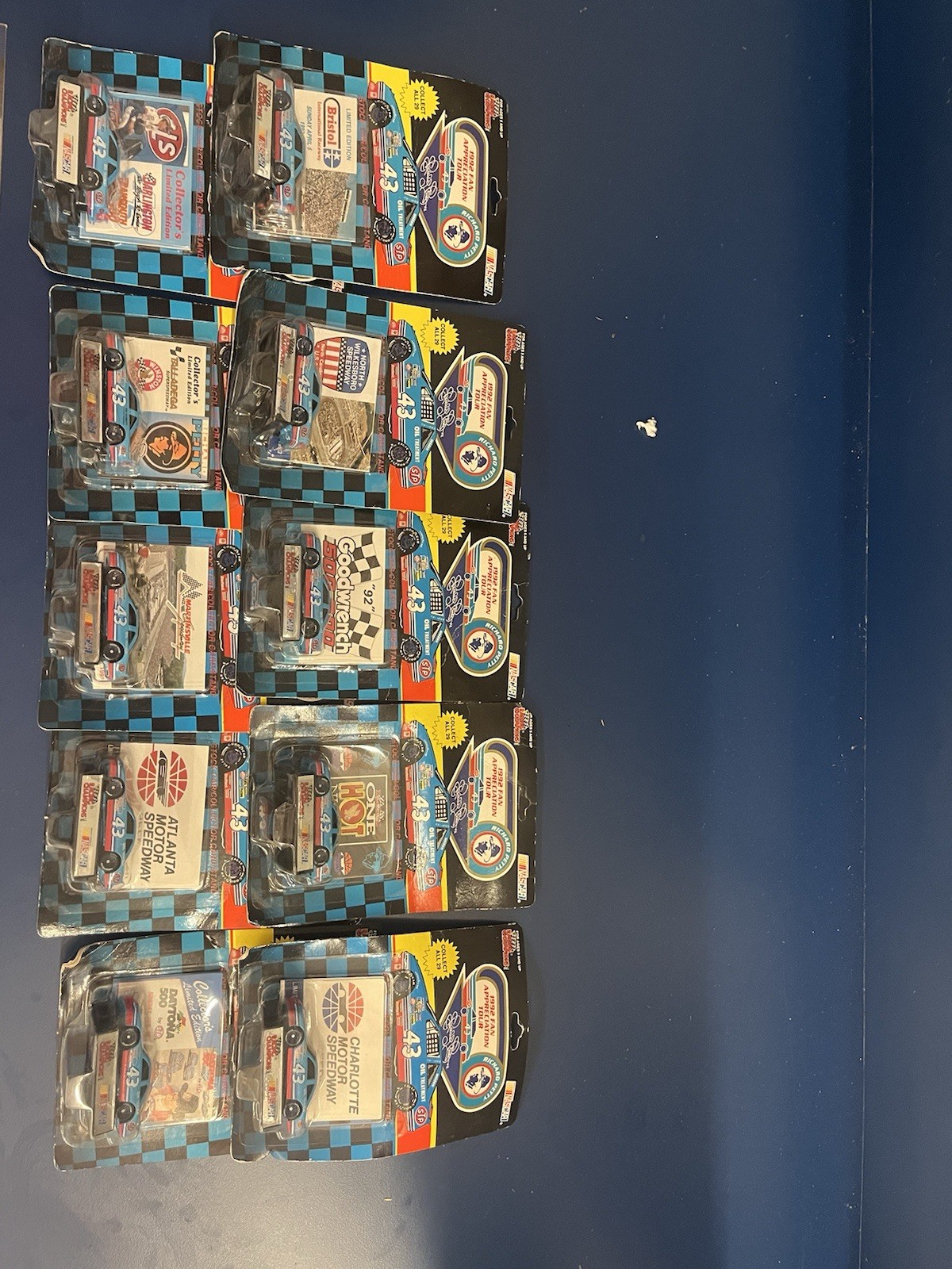 Richard Petty 1992 Fan Appreciation Tour Lot of 10 Collector's Limited Edition