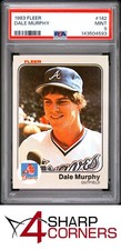 1983 FLEER #142 DALE MURPHY BRAVES PSA 9