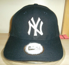 NEW YORK YANKEES BASEBALL CAP/HAT-NEW ERA ADJUSTABLE/NAVY BLUE-WHITE/NEW