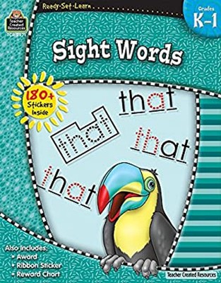 Ready-Set-Learn: Sight Words Grd K-1 Paperback Teacher Created Re