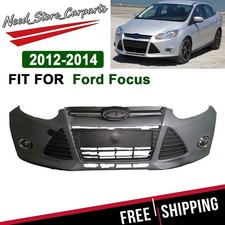 For 2012 2013 2014 Ford Focus Front Bumper Cover Complete With All Grills