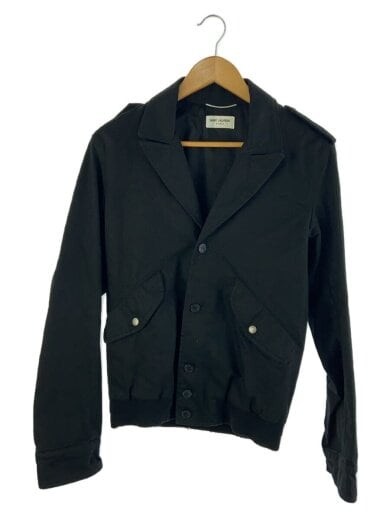 SAINT LAURENT Giacca Taglia 46 Cotone Nero 570290