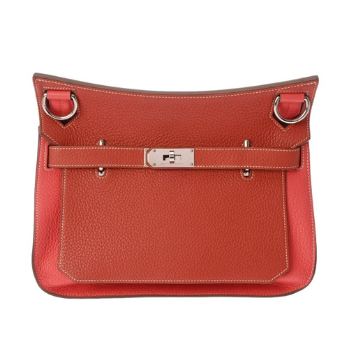 Hermes Gypsy 31 727385 Shoulder Bag Clemence Leather Silver #WB928 - Picture 1 of 10