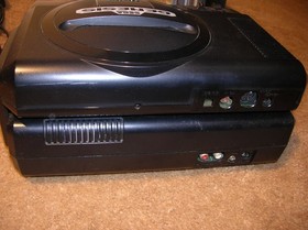 sega cd model 1 w/genesis and games
