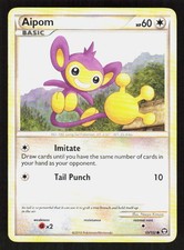 Pokemon Aipom 55/102 Common HGSS Triumphant (NM)