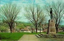 Pre-1980 GENERAL ULYSSES S GRANT STATUE Galena Illinois IL j/04 BJ9119