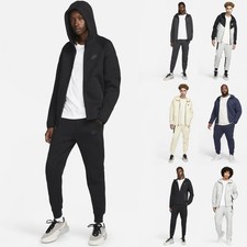 Nike NSW Tech Fleece tuta da jogging uomo felpa giacca con cappuccio + pantaloni da jogging