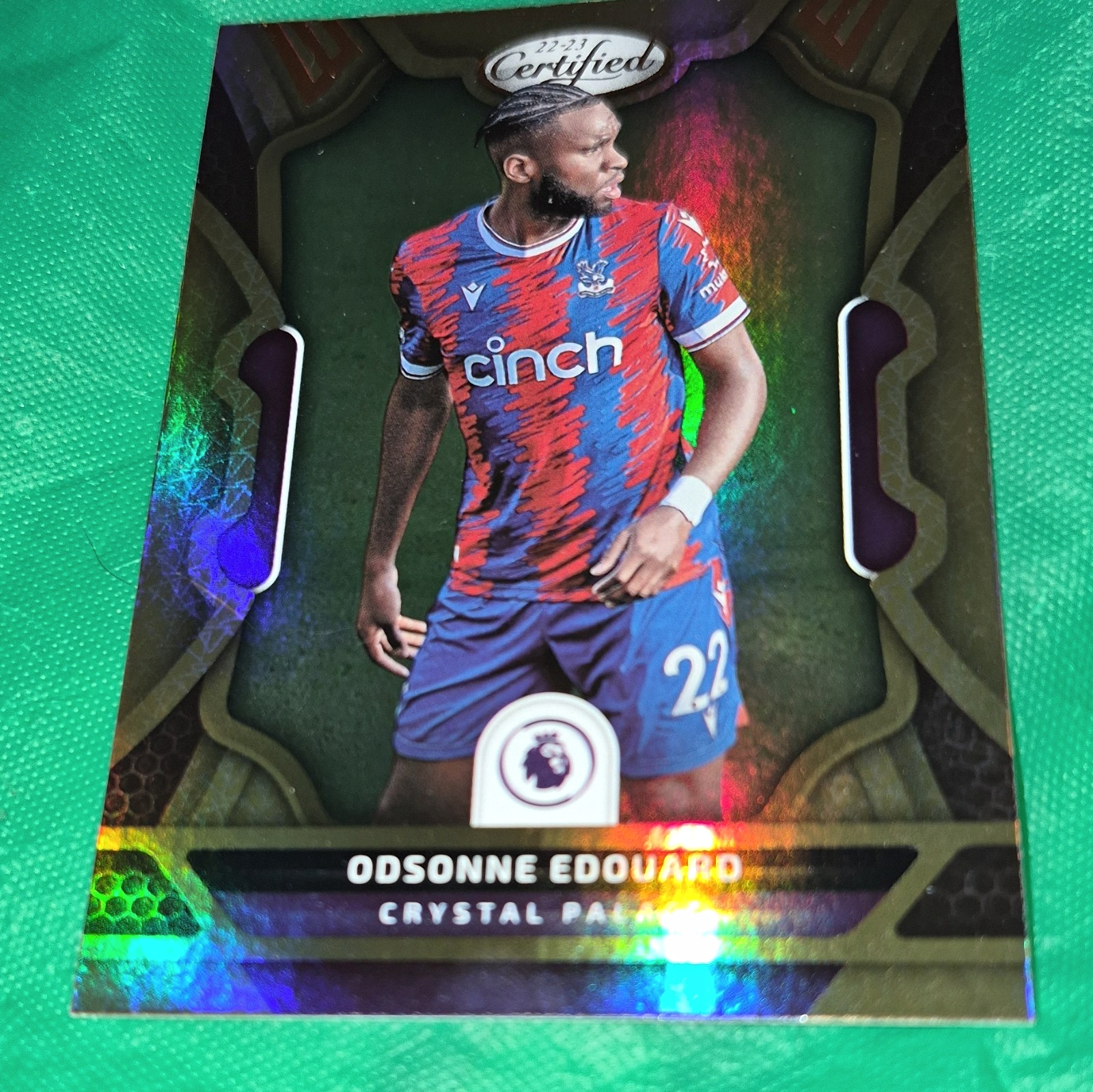 Panini 2022-23 Chronicles Certified Odsonne Edouard #138 Crystal Palace FC