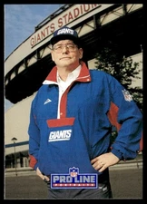 1991 Pro Line Portraits Ray Handley Rookie New York Giants #289