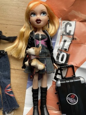 MGA Bratz Cloe Pretty 'N' Punk 2005 Puppe mit Haustier Corgi Hund, Outfit, Zubehör