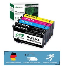 Epson 405XL Multipack - 2 Schwarz, 1 Cyan, 1 Magenta, 1 Gelb - Hohe Ergiebigkeit