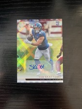 Cam Skattebo 2025 Panini Photogenic White FOTL Auto RC 5/7 #140 New York Giants