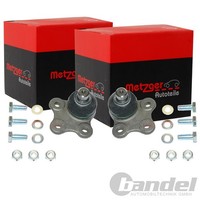 2X Metzger Traggelenke Unten Vorne Beidseitig Passend FÜR Ford Cougar Mondeo