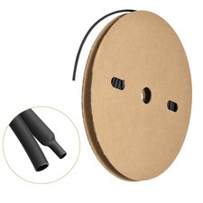 Heat Shrink Tubing, 3:1 Ratio 1/8 Inch Dia 50ft Adhesive Lined Dual Wall Black