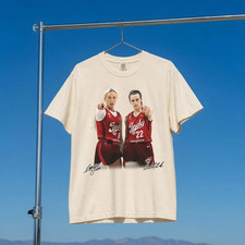 Sophie Cunningham & Caitlin Clark Unisex T-sh...