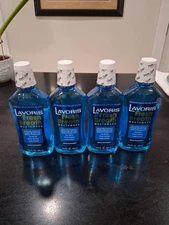 Lot of 4 Lavoris Fresh Breath Natural Peppermint Mouthwash 16.9oz