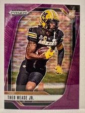THEO WEASE JR MIAMI DOLPHINS ROOKIE 2025 PANINI PURPLE WAVE PRIZM