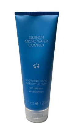 Quench Soothing Hand and Body Lotion Full Size 4 oz with Micro Water Complex