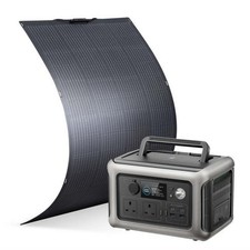 ALLPOWERS 600W Power Station 299Wh LiFePO4 Battery Backup with 200W Solar Panel