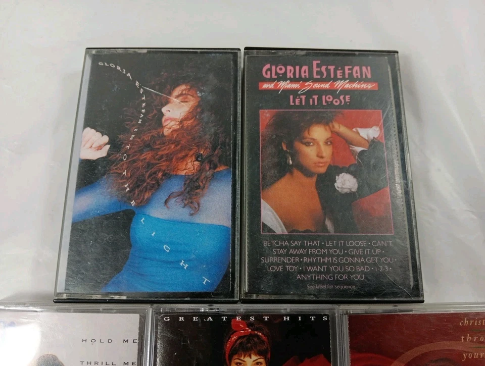 Gloria Estefan Lot of 5 Cassette Tapes Foto 2 de 4